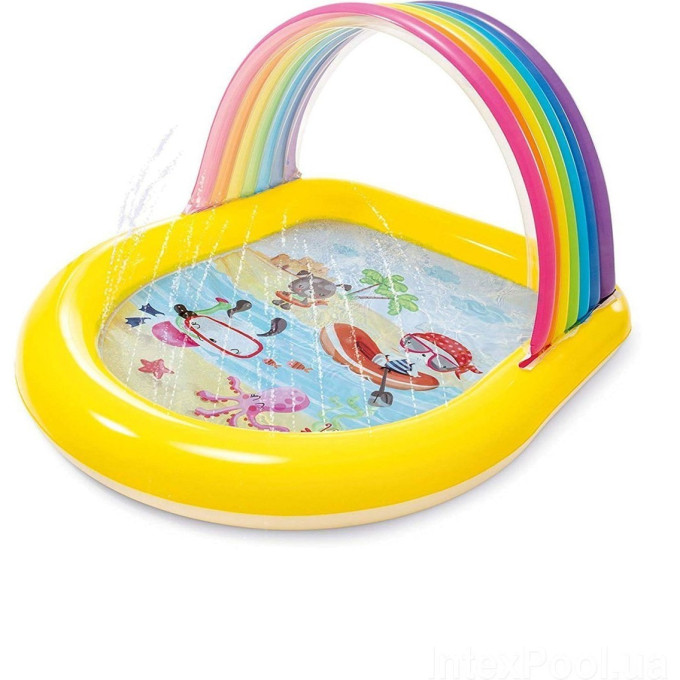 Бассейн для малышей INTEX «Радужные фонтаны» 57156