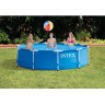 Каркасный бассейн INTEX Metal Frame 28202, 305×76 см, с фильтр-насосом 28202NP
